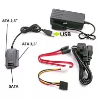 Converter USB 2.0 to Sata Ide Cable R Driver III, Hardisk PC ke USB.