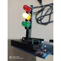 Arduino uno raspberry pi LED Simulasi Traffic Lights Lampu Lalu Lintas