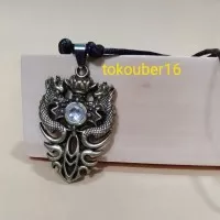 kalung bandul ukir naga/ perhiasan pria/ kalung pria