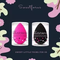 Beauty Blender Makeup Sponge Black and Rose Red | Spons Make Up