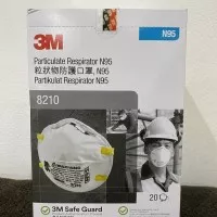 MASKER 3M 8210 N95 1 box = 20 pcs original product