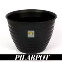 pot bunga tanaman tawon hitam 18cm