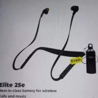 Jabra elite 25e earphone bluetooth headshet free Tumbler - black