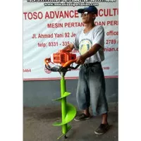 Mesin Bor Tanah Biopori Tanam Kopi Pohon Sengon Jabon 52CC + Mata 30CM