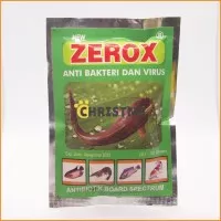 New Zerox 30 gram Original Obat Anti Bakteri Dan Virus Ikan Antibiotik