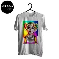 Kaos Harley Quinn - Kaos NSA - Birds Of Prey - Kaos Gildan