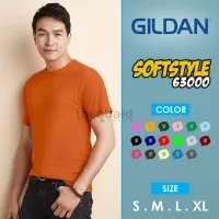 KAOS POLOS GILDAN 63000 Softstyle ( COLOR, SIZE XS-XL )