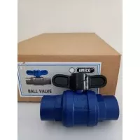 AMICO STOP KRAN PVC / STK/ BALL VALVE PVC 3/4 DIM