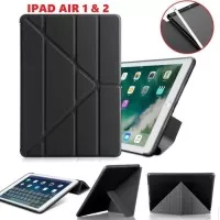 iPad Air 1 2 Smart Book Cover Origami Leather Flip Case Casing Sarung