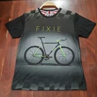 Fixie II Kaos-Baju Anak Tanggung Distro Fullprint 3D Sepeda Sport