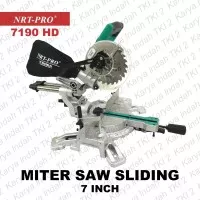 Miter Saw Sliding 7 NRT-PRO MS 7190 HD Mesin Gergaji Mitre Saw 7 Inch