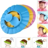 TOPI KERAMAS BAYI & ANAK TOPI KERAMAS KANCING - TOPI PELINDUNG AIR