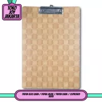 Papan Alas Ujian / Papan Jalan / Papan Ujian / Clipboard Kayu