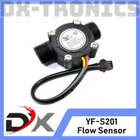Flow Meter 1/2" Sensor Aliran YF-S201 Water Flowmeter 0.5 Inch YF S201