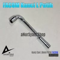 Kunci Sok L 8mm FACOM / Kunci L Sok Nomor 8 FACOM