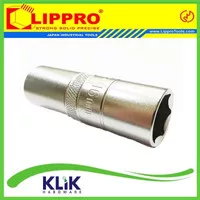 Lippro Mata Kunci Sok Shock Busi 1/2x 16 mm - Spark Plug Sock 16 mm