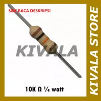 Resistor 10K ohm 1/4 watt