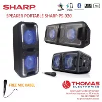 SPEAKER SHARP PORTABLE PS-920 SPEAKER AKTIF GARANSI RESMI