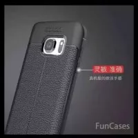 Softcase Carbon Samsung Galaxy S7 edge Auto FOKUS Motif Kulit Docomo