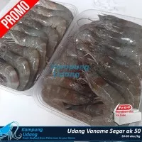 Udang Segar 500 gr / Udang Vaname / FRESH SHRIMP sz 40-50 Udang Segar
