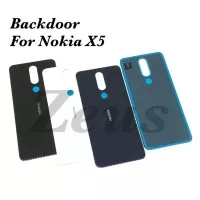 Backdoor Back Casing Tutupan Baterai Nokia 5.1 Plus Nokia X5 TA1105 Or
