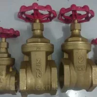 3/4 inch gate valve kitz kuningan (bronze)