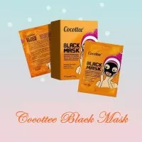 Sachet Cocottee Black mud Face Mask BPOM / Brightening Peel Off Mask