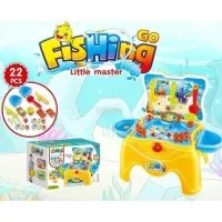 Mainan Anak Go Fishing Game Chair Set Pancingan Ikan Bisa Jadi Bangku