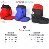 Mantel Sarung Jas Hujan Sepatu Cover Shoes Funcover Grand V 0.2 Cosh R