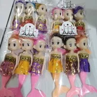 Mainan boneka mermaid / gantungan kunci mermaid / boneka putri duyung