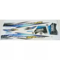 stiker. striping body yamaha 125z dan 125zr warna biru (10 SET BLUE)