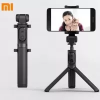 Xiaomi Selfie Stick Tripod Tongsis Bluetooth Tripot - Black Hitam