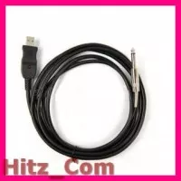 TSAI USB Guitar Link Audio Cable for PC Mac 3M AY14 Black