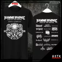 Kaos Baju Distro Konser Musik Metal Hammersonic Warna Hitam SS00326
