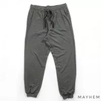 sweatpants H&M ORIGINAL jogger pants HnM BIG SIZE - dark grey