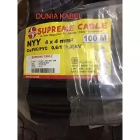 Kabel NYY Supreme 4x4 4X4 4 x 4 Kawat Hitam @100 meter