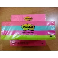 Post it / Stick Note Warna - warni 653 merk 3M ( Isi 12 pad )