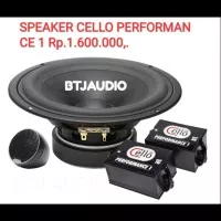 SPEAKER SPLIT/COMPONENT 2 WAY NEW CELLO PERFORMANCE 1 (NEW PRODUCT)