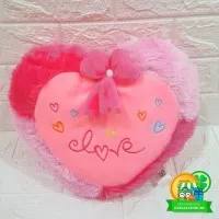 Bantal Love Valentine Heart Hati Pita Text I LOVE YOU BN005742