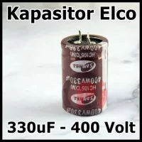 Audio Kapasitor Elco 330uf 400v Capacitor Elko 330 uf 400 Volt