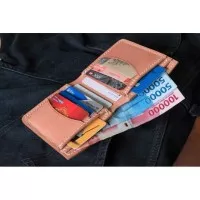 Handmade Franklin Bifold Wallet / Medium Wallet / Dompet Pria