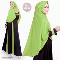 Gamis Syari SAFA DRESS PLUS JILBAB Pakaian Wanita Set Terbaru