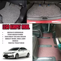 Karpet Mobil Mie Bihun 1 Warna TOYOTA COROLLA ALTIS Non Bagasi