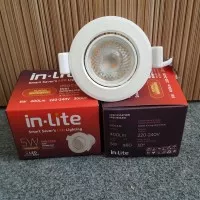 lampu sorot led 5watt 5w in lite INDC232 Warm white/kuning