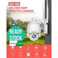 Simcard 4G Wireless Camera IP CCTV 360 PTZ Outdoor IP66 - 2MP Fixed