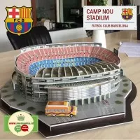 Puzzle 3D Stadium | BARCELONA - CAM NOU | Miniatur Puzzle Stadium