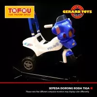 Mainan Sepeda Dorong Roda TIga Polisi ML-SPL HARGA MURAH