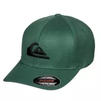 Topi QUIKSILVER MOUNTAIN AND WAVE FLEXFIT CAP Green ORIGINAL
