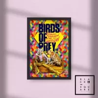 Poster Premium DC - Birds Of Prey Harley Quinn - Size A2 Fiber Frame