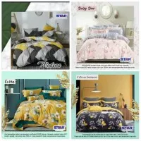 Bed Cover set sprei STAR UK king 180x200 motif modena dll